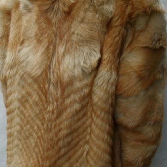 Vintage Mountain Flowers Brand Fox Fur Coat Sz 48 - Picture 10 of 14
